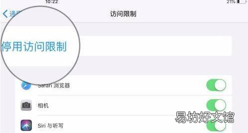 苹果ios14的访问限制在哪