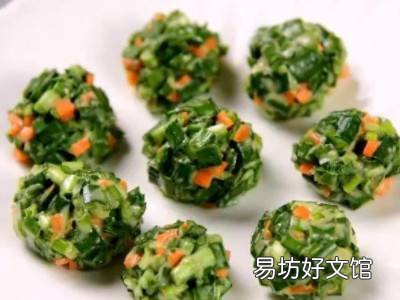 韭菜丸子的制作方法与过程