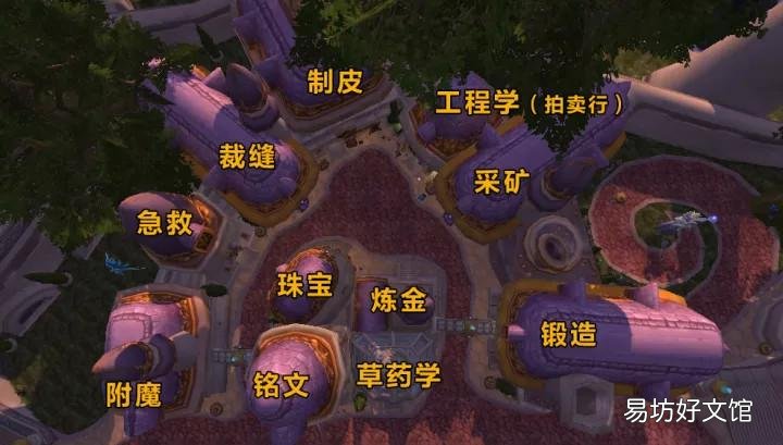 达拉然整体布局位置指南 达拉然在哪个地图