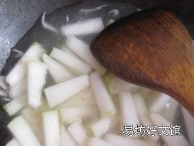 冬瓜虾皮怎么炒