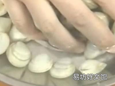 白贝怎么吐沙