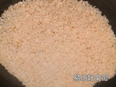 怎么炒大米泡水喝
