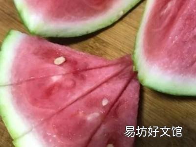 西瓜摆盘简单造型做法