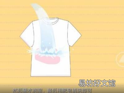西瓜弄到白色衣服上怎么洗