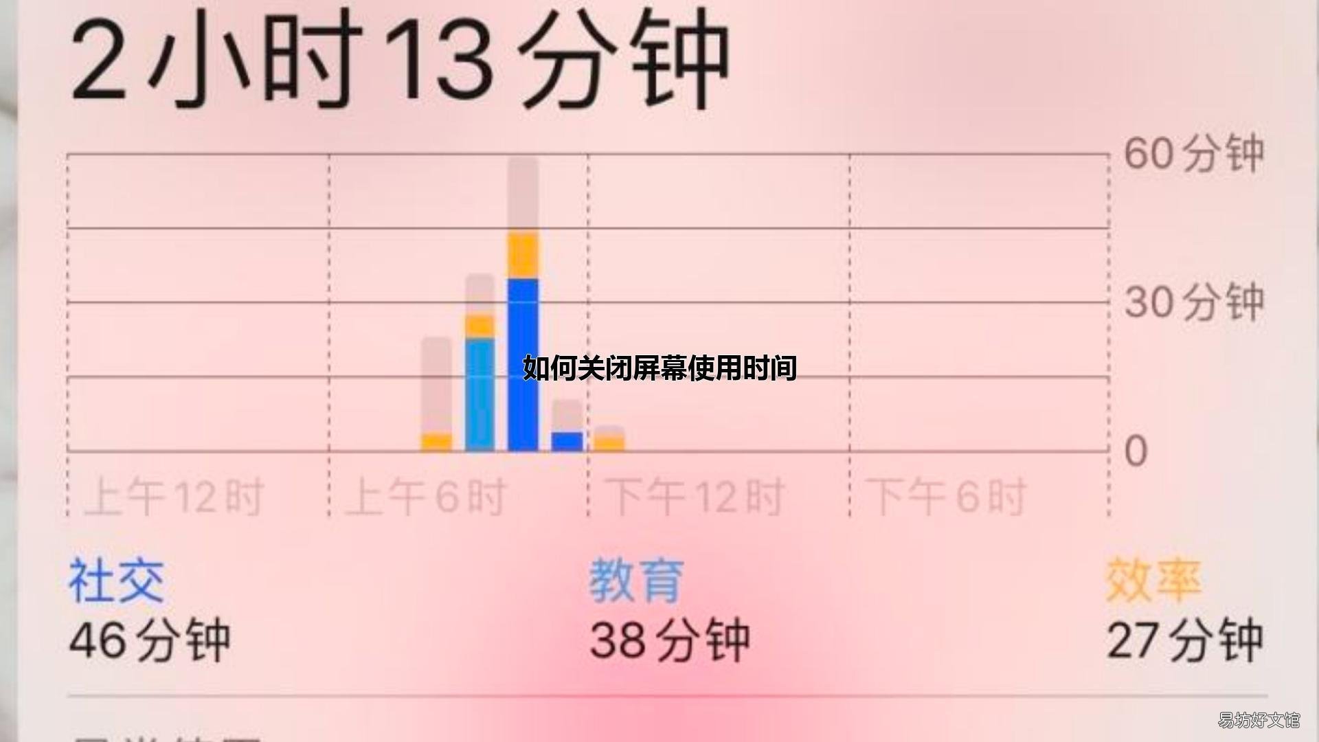 如何关闭屏幕使用时间