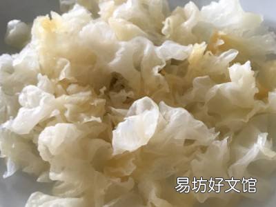 银耳怎么做凉拌菜