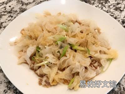 银耳怎么做凉拌菜