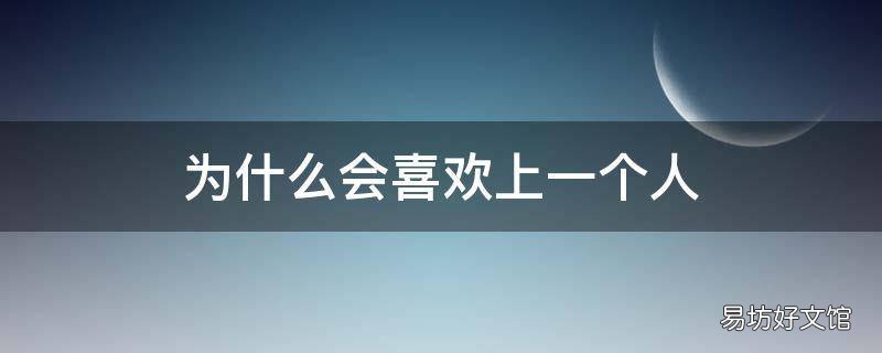 为什么会喜欢上一个人