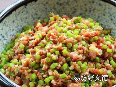 蒜苔饺子馅怎么做