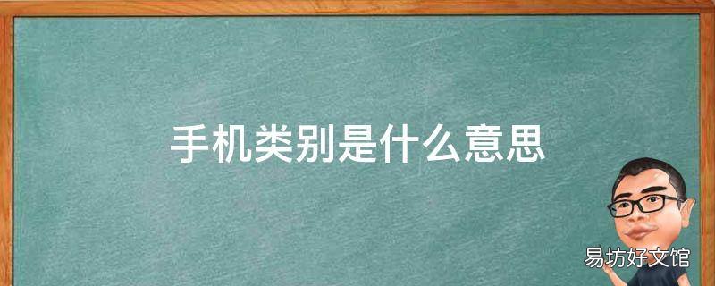 手机类别是什么意思