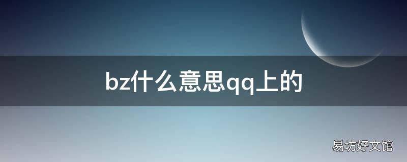 bz什么意思qq上的