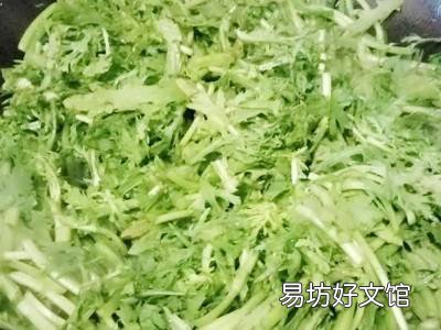 怎样炒茼蒿