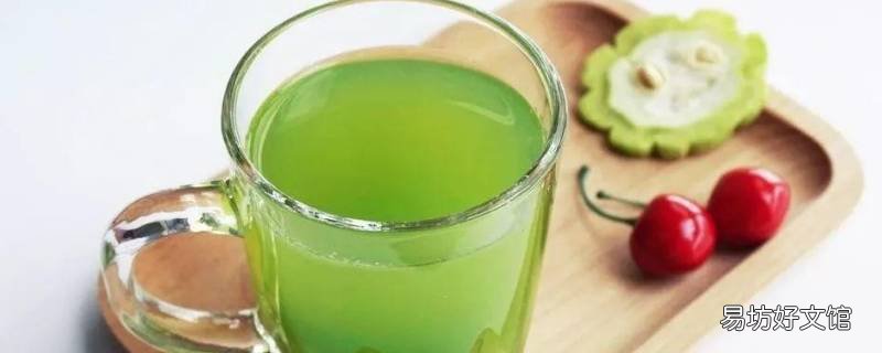 苦瓜柠檬茶怎么做