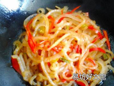 皮絲怎么做怎么炒才好吃