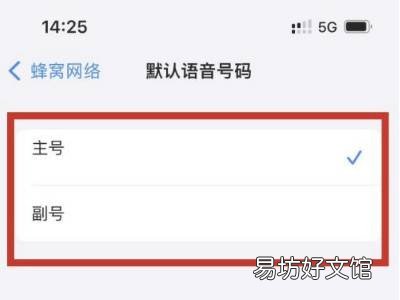 苹果13主副卡怎么设置