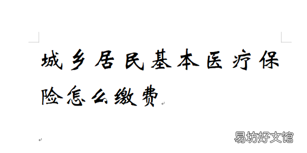 城乡居民基本医疗保险怎么缴费