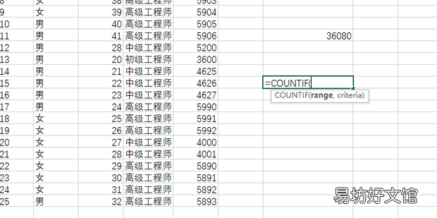 如何使用SUMIF和COUNTIF函数进行条件求和