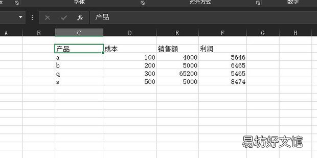 怎样用Excel制作产品成本销售额和利润分析图表