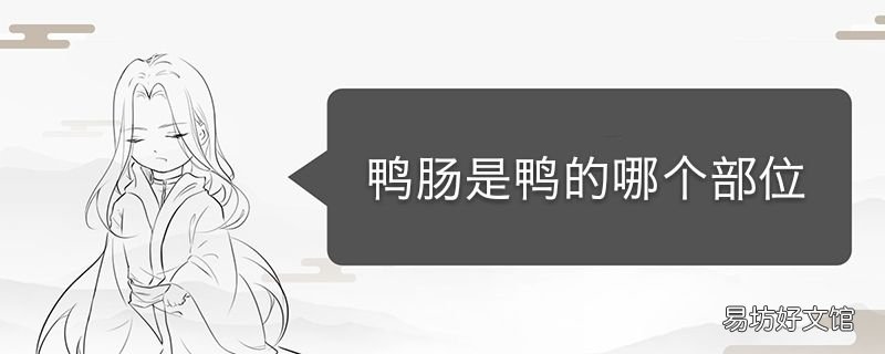 鸭肠是鸭的哪个部位