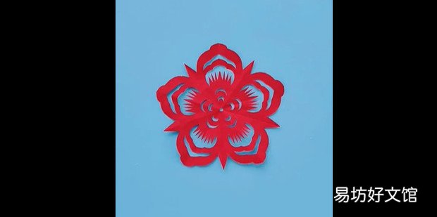 剪纸——五瓣花
