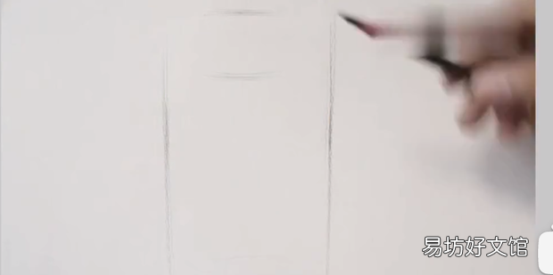 如何画结构素描圆柱体
