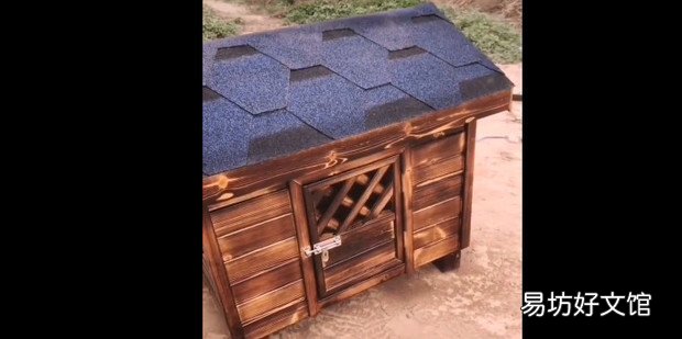 简易木狗窝的制作方法