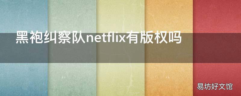 黑袍纠察队netflix有版权吗