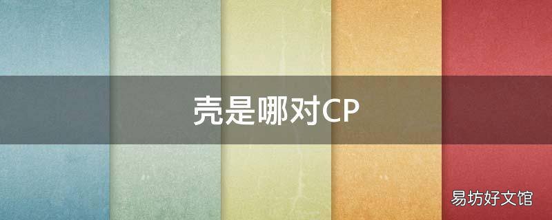 壳是哪对CP