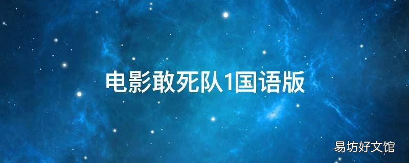 电影敢死队1国语版