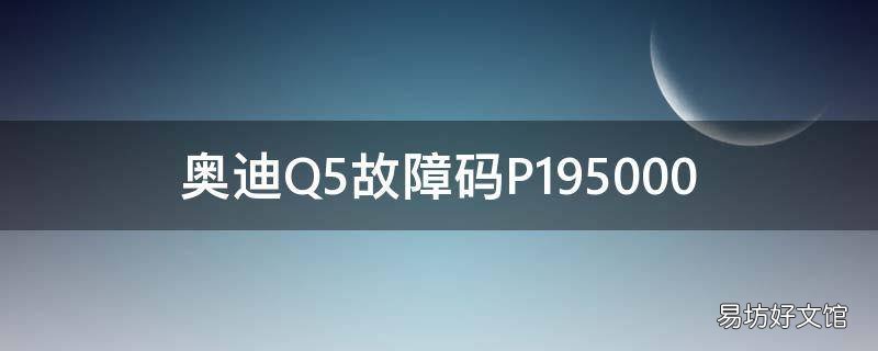 奥迪Q5故障码P195000