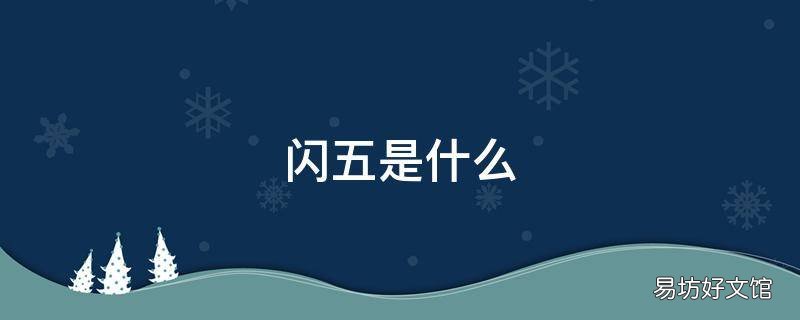 闪五是什么