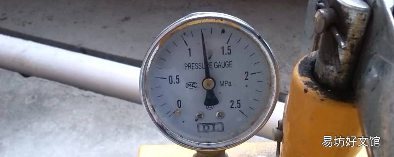 动态水压低于0.1mpa