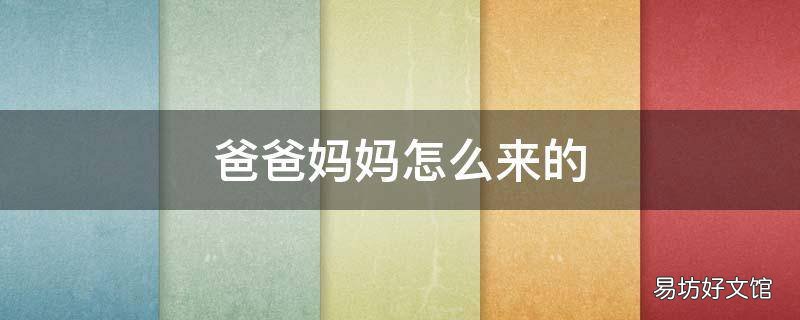 爸爸妈妈怎么来的