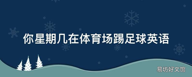 你星期几在体育场踢足球英语