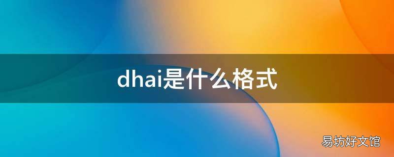 dhai是什么格式