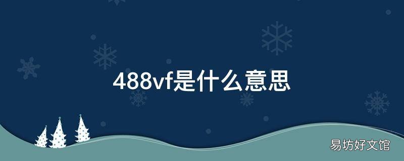 488vf是什么意思