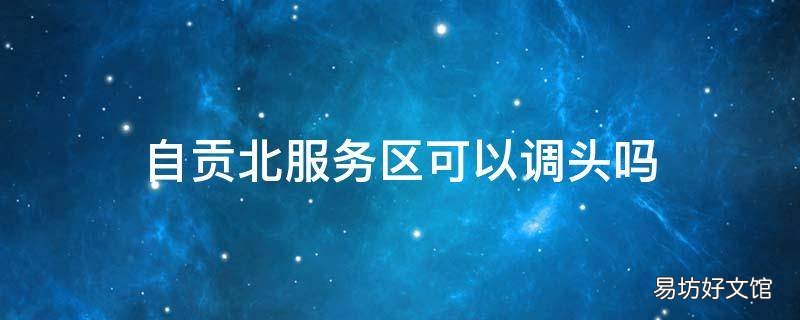 自贡北服务区可以调头吗