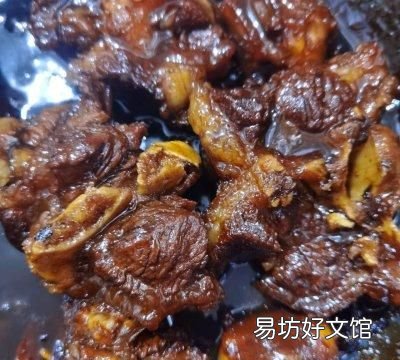 红烧牛尾孩子们吃得特别的香,秘制红烧牛尾的做法