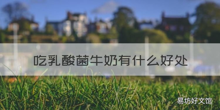 吃乳酸菌牛奶有什么好处,喝乳酸菌酸奶对人有什么好处和坏处