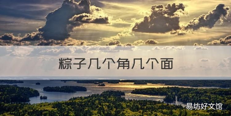 粽子几个角几个面,妈妈包种子几个棱几个角是什么