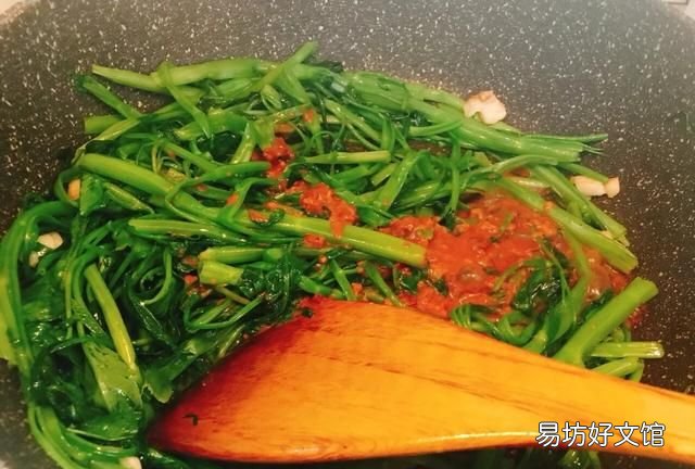简单快手美味家常菜腐乳空心菜