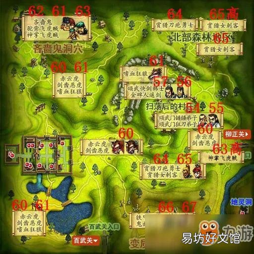 一览所有怪物位置地图大全 热血江湖怪物等级分布图