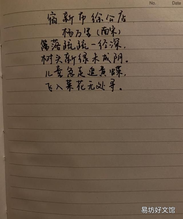 古诗大全500首宿新市徐公店 必背古诗里的宿新市徐公店