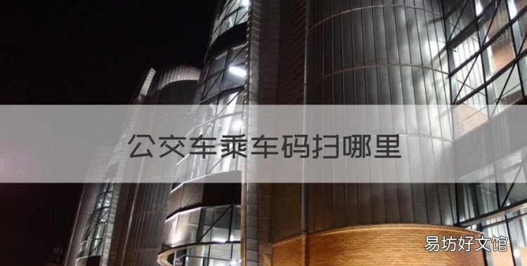 公交车乘车码扫哪里,支付宝公交车乘车码在哪里