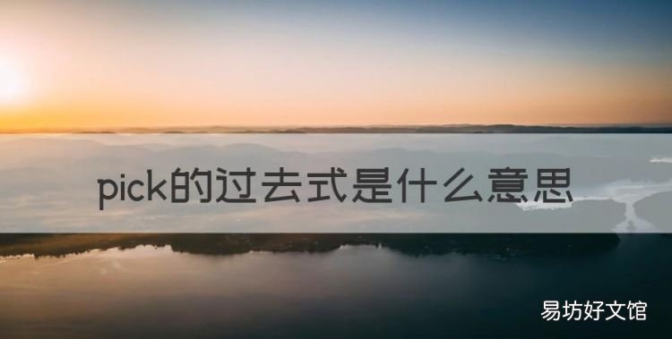 pick是什么意思,pick的过去式是什么意思