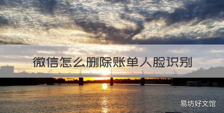 微信怎么删除账单人脸识别,删除微信账单如何取消刷脸验证