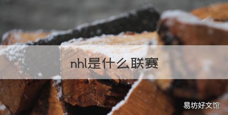 nhl是什么聯賽，美國的四大賽事聯賽指什么意思