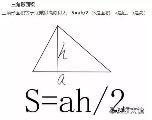 小学数学图形的周长面积体积公式