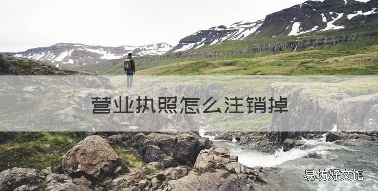 营业执照怎么注销掉