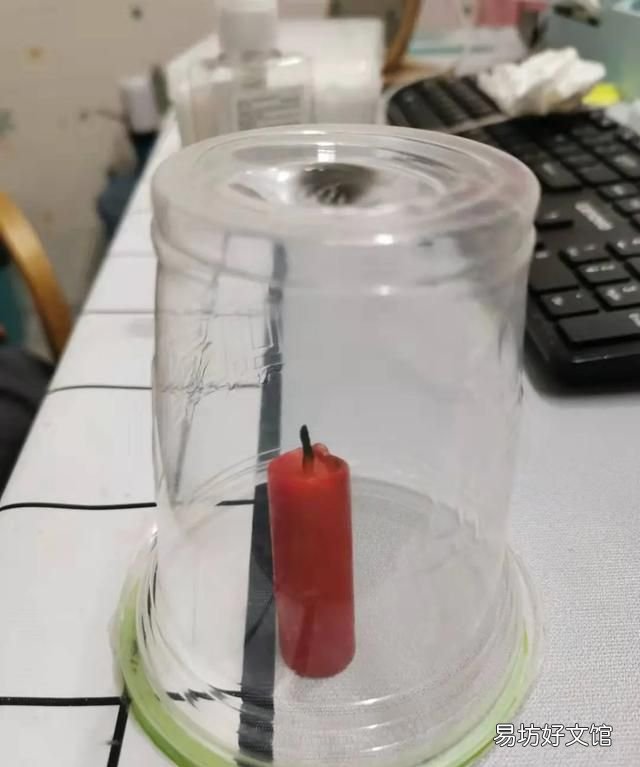 幼儿科学小实验2蜡烛燃烧